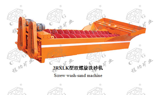 2RXLK型双螺旋洗砂机 Screw wash-sand machine