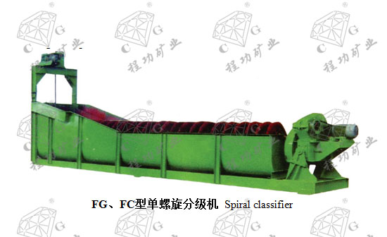 FG、FC型单螺旋分级机 Spiral classifier