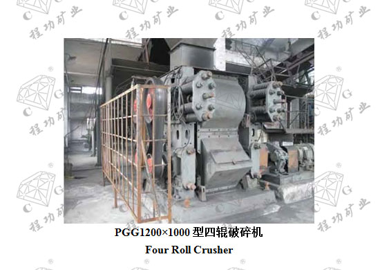 PGG12001000Ĺ Four Roll Crusher